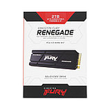 Твердотельный накопитель SSD Kingston FURY Renegade SFYRDK/2000G M.2 NVMe PCIe 4.0 HeatSink, фото 3