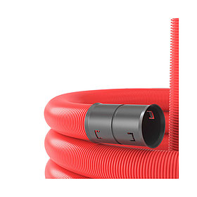 Двустенная труба ПНД DKC 121950150 гибкая для кабельной канализации д.50мм с протяжкой