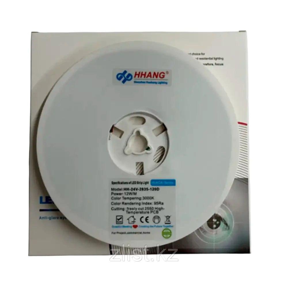 Лента светодиодная HH 2835-120D-8mm 24V 3000k, фото 1