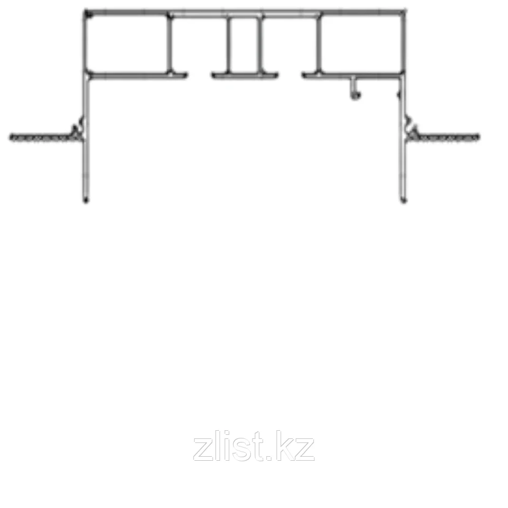 Профиль алюминиевый для лент T08 Черный 3,6/3,2, фото 1