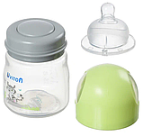 Бутылочка для кормления с широким горлышком ZOO 0+, 125 мл Uviton, BPA-free, фото 2