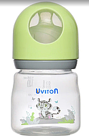 Бутылочка для кормления с широким горлышком ZOO 0+, 125 мл Uviton, BPA-free