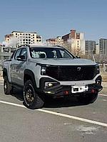 Силовой бампер с доп. фарами для Changan Hunter 2024+ Чанган Хантер стальной бампер защитный обвес