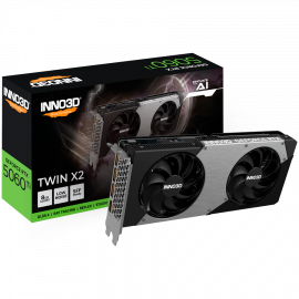 Видеокарта INNO3D GEFORCE RTX 5060 Ti 8GB TWIN X2 (N506T2-08D7-193075N)