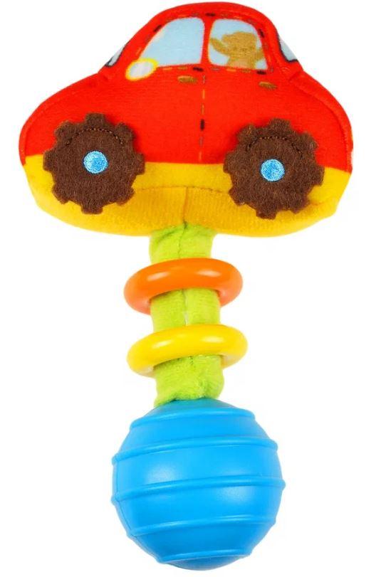 Погремушка с силиконовым прорезывателем пластик BPA-free, Technic Uviton, фото 1