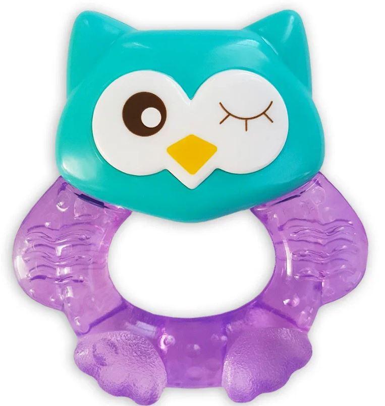 Прорезыватель охлаждающий Совенок UVITON, 4+, силикон и пластик BPA-free, фото 1