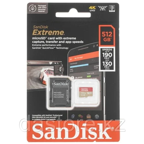 SanDisk Extreme microSDXC 512 GB SDSQXAV-512G-GN6MA