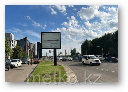 Ситиборд:  ул. Амман / ул. Шарль де Голль ЖК Миланский квартал Б, фото 1