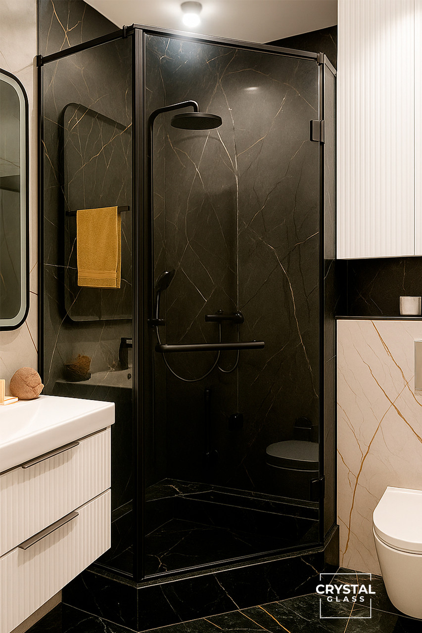 Перегородка из стекла для душа, фото 1