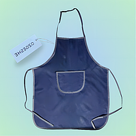 Фартук детский на завязках с кармашком OZGESHE для брендирования синий