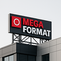 Крышные установки в Уральске — наружная реклама под ключ | MegaFormat