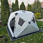 Палатка куб ТМ648 трехслойная 240*240*185см, фото 4