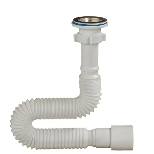 Сифон гофрированный для умывальника