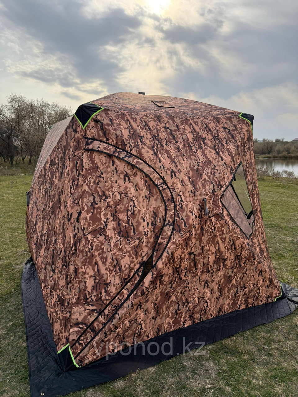 Палатка куб 8124А трехслойная 240*240*215см, фото 1