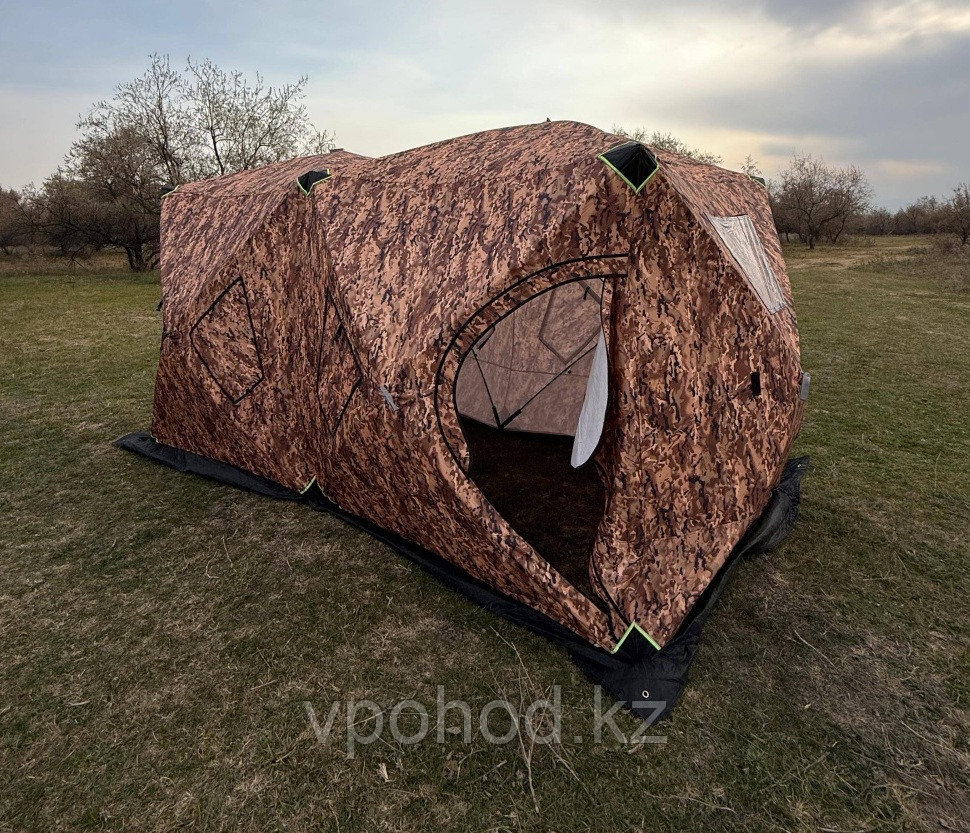 Палатка двойной куб для зимней рыбалки 8140А, фото 1