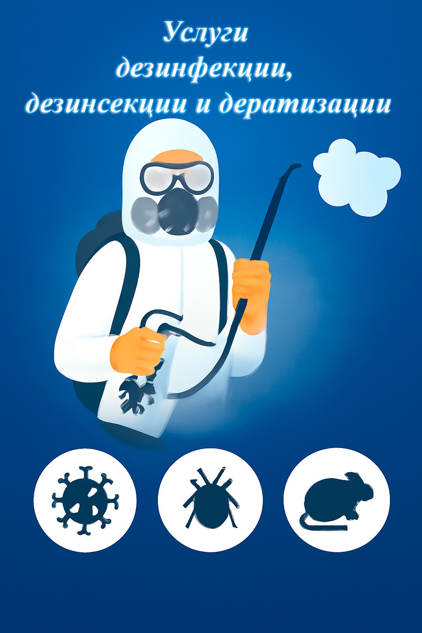 Услуги дезинфекции, дезинсекции и дератизации