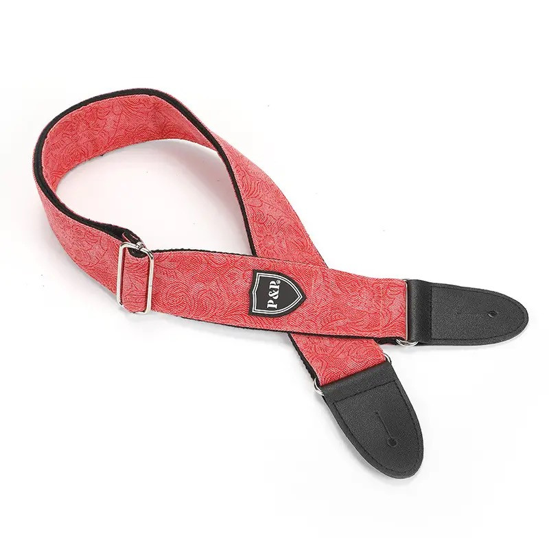 Ремень для гитары, красный, Belt BLT14-RD, фото 1