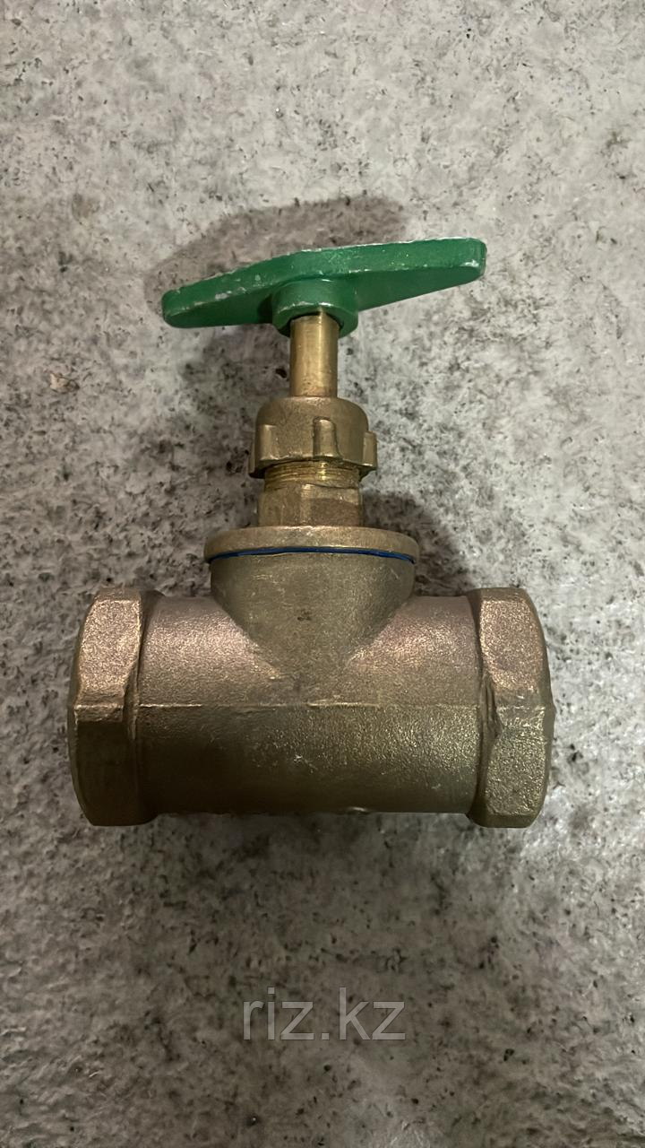 Вентильный кран латунный DN32 , PN16, фото 1