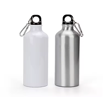 Бутылка поилка алюминиевая с карабином