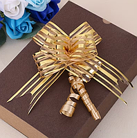 Бант для подарка / Подарочный бант-бабочка Золото 1 шт