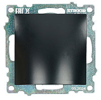 Кабельный вывод (механизм), STEKKER, серия Катрин, черный, GLS00-7116-05