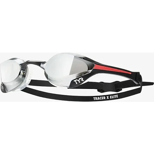 Очки TYR Tracer-X Elite Racing Mirrored silver black red, фото 1