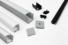 Черные, белые и анодированные профили — как выбрать под интерьер