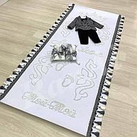 Набор "Черно белое" с подушкой 2м