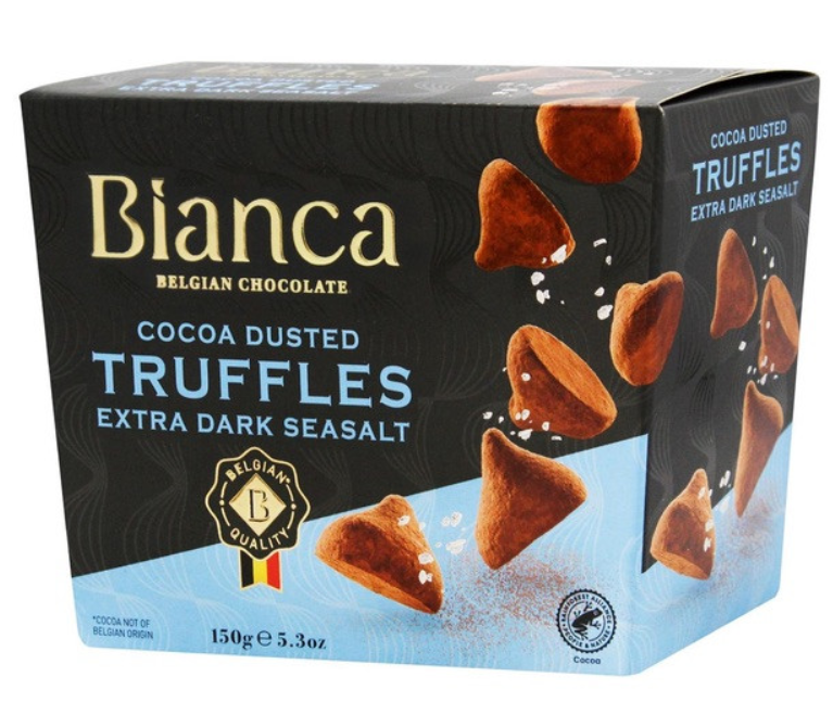 Бельгийский Трюфель Bianca Extra Dark Seasalt 150 гр