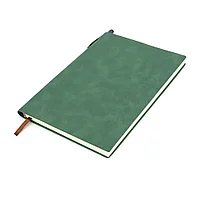 Блокнот A5 Donnie в мягком переплёте c карманом для ручки, темно-зеленый