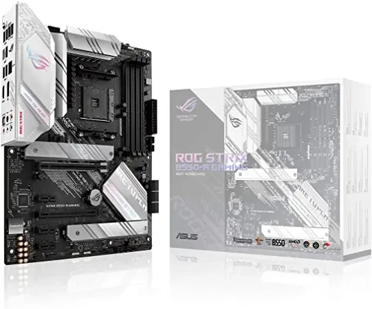 Материнская плата Socket AM4, ATX, AMD B550 (HDMI+DP, GNIC) ASUS ROG STRIX B550-A GAMING, 4DDR4, 2PCIx16,