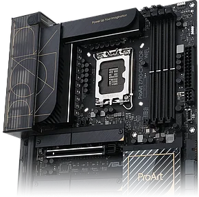 Материнская плата ASUS PROART Z790-CREATOR WIFI, LGA1700 4xDDR5 8xSATA3 RAID 4xM.2 HDMI DP TB ATX, фото 1