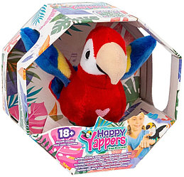 Интерактивная игрушка Happy Yappers Красный Попугай