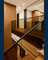 Стеклянные перила для лестниц