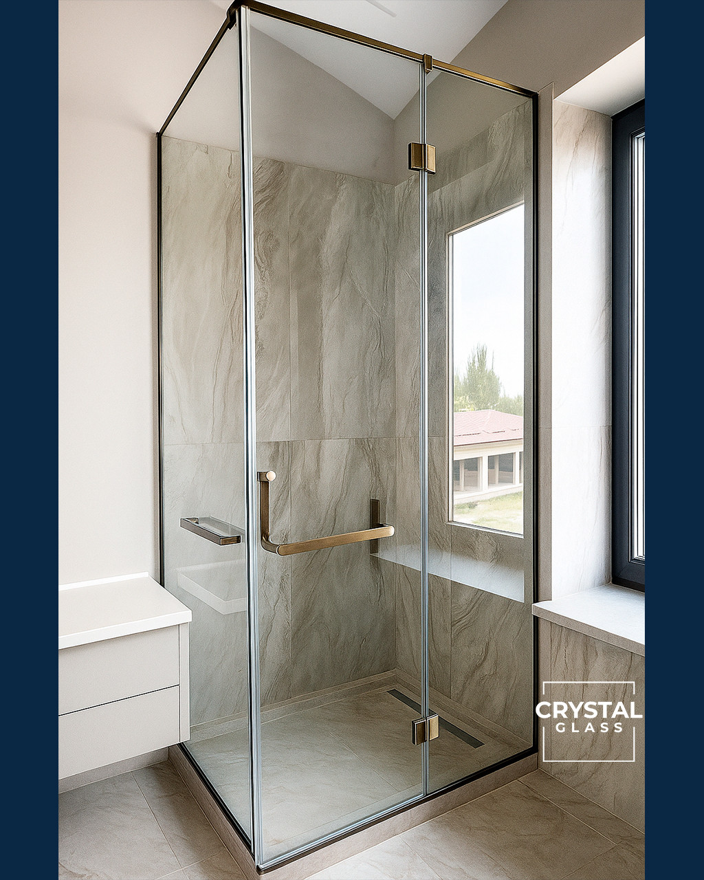 Угловая душ кабина, фото 1