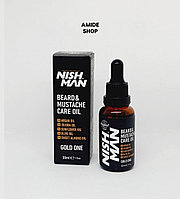 Масло для ухода за бородой и усами Nishman Beard Mustache Care Oil Gold One