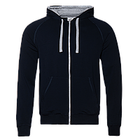 Толстовка мужская Stan с капюшоном на молнии, темно-синий