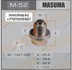 Болт сливной на двигатель с шайбой в поддон для слива масла с магнитом M52 MASUMA