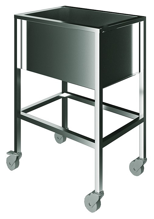 Ванна моечная 1-секция передвижная 400х600х850мм, фото 1