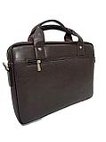 Функциональный, вместительный, модный и стильный, деловой портфель "CATIROYA",изготовлен из премиальной эко кожи., фото 3