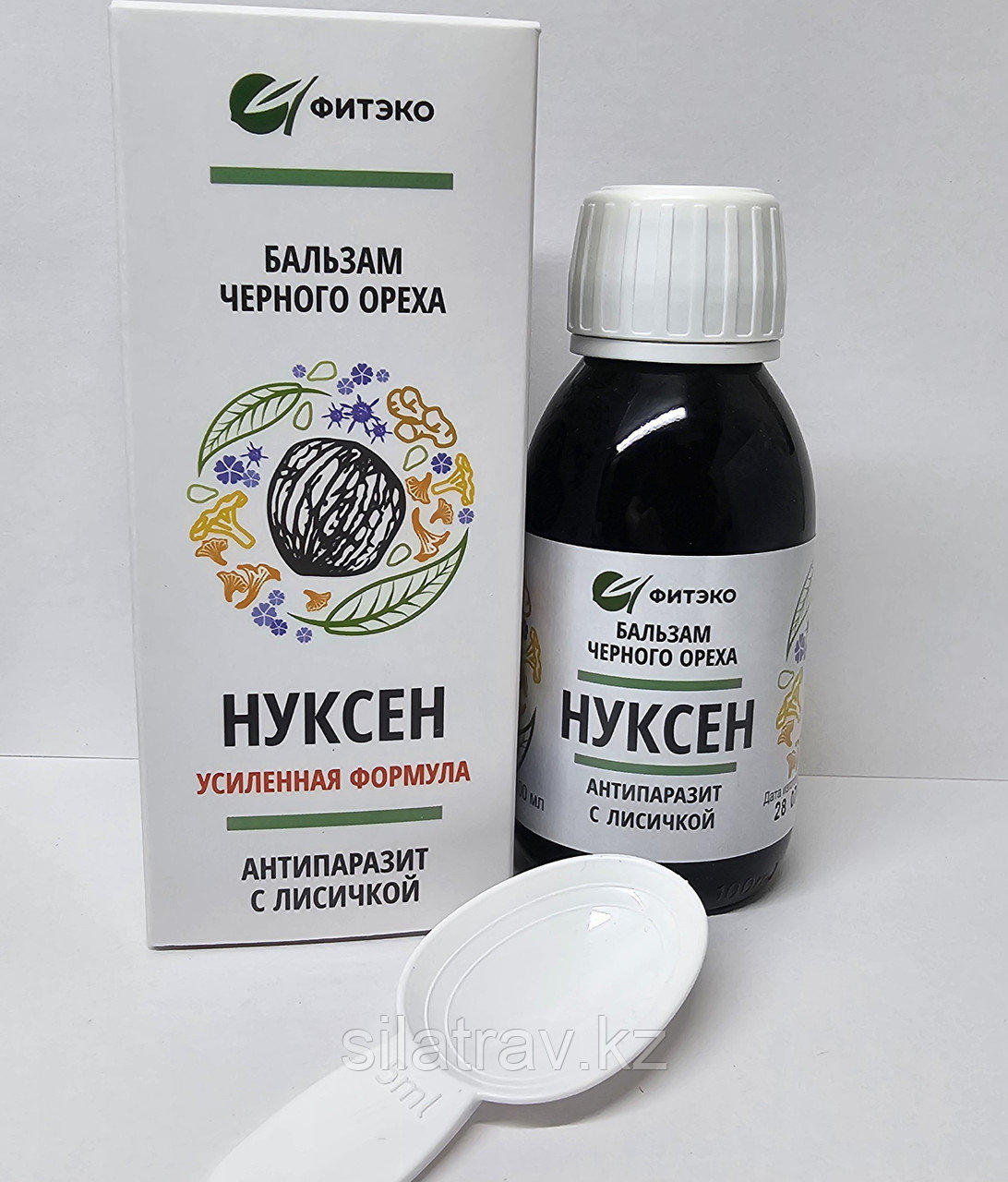 Бальзам Нуксен Антипаразит с лисичкой, 100 мл, фото 1
