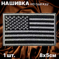 Нашивка на одежду "Флаг США" (8х5см.)