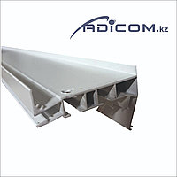 Гардина ПК15 двухрядная, черная, алюминиевая