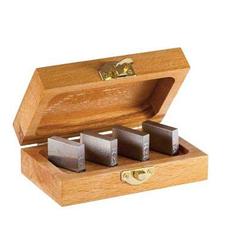 Комплект образцов шероховатости ШП А3 (Rz20, Rz40, Rz60, Rz80) с калибровкой