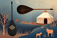 Домбра акустическая Music Room AL01248