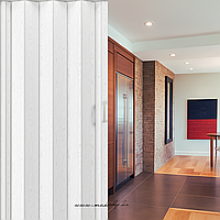 Пластиковые раздвижные двери-гармошка стиль и экономия места (0,82см Х 2м,020см)