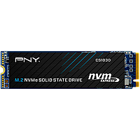 PNY CS1030 500GB SSD, M.2 NVMe, PCIe Gen3 x4, Read/Write: 2000 / 1100 MB/s