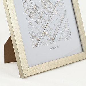 Серебристая рамка А4