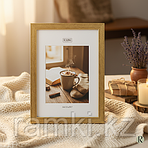 Рамка А4 золотистая с текстурой, фото 3