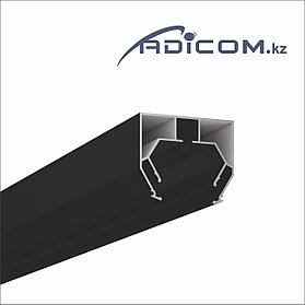 Гардина однорядная АМ-1, черная, 2 м.